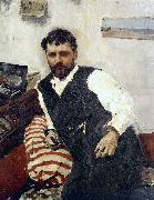 Portrait of the Artist Konstantin Korovin, Valentin Aleksandrovich Serov